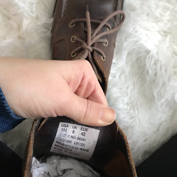 Wolverine brown leather lace up shoes EUC - Picture 4 of 8